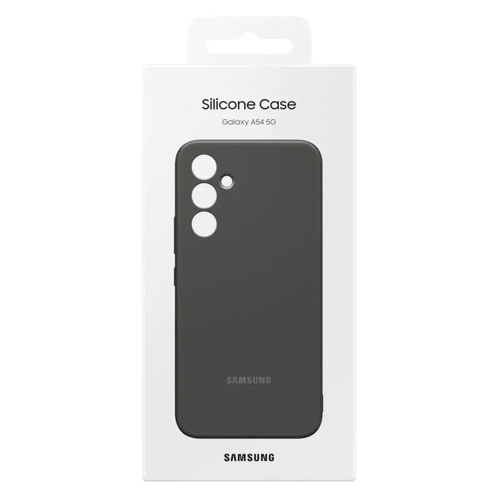 SAMSUNG GALAXY A54 5G Silicone Case Black - Калъфи и чанти<<<Аксесоари за смартфони<<<Телеком и Преносими