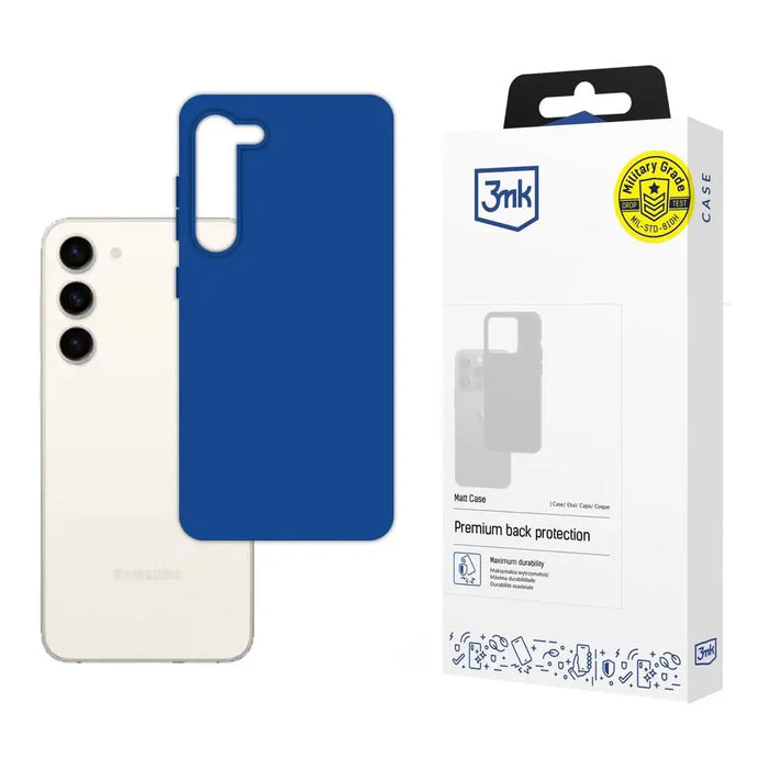 Samsung Galaxy S23 5G - 3mk Matt Case blueberry - Cell phone cases and covers<<<HurtelXML