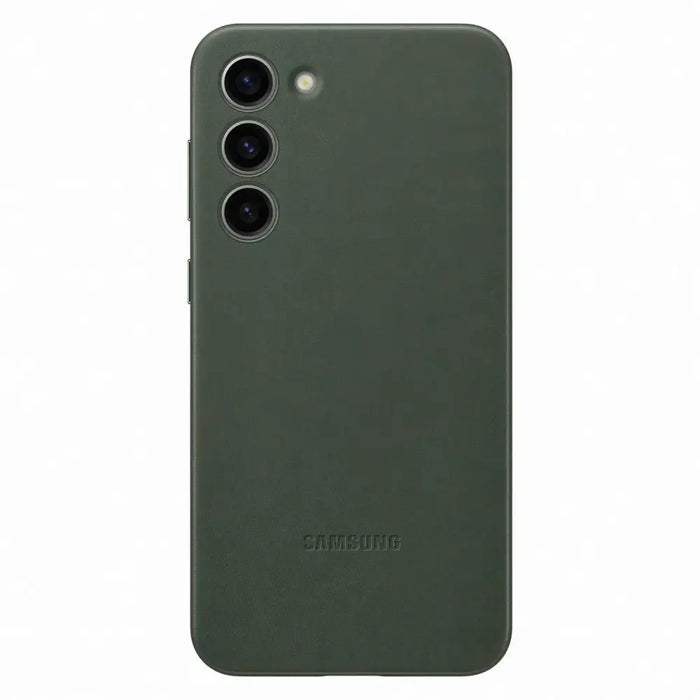 SAMSUNG GALAXY S23+ Leather cover Green - Калъфи и чанти<<<Аксесоари за смартфони<<<Телеком и Преносими