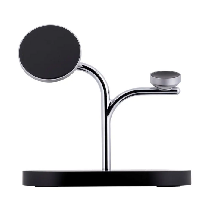 Samsung GP-PWU024WIABW mobile device charger Headset Smartphone Smartwatch Black Silver USB Wireless charging Indoor