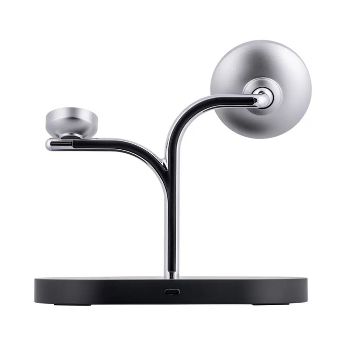 Samsung GP-PWU024WIABW mobile device charger Headset Smartphone Smartwatch Black Silver USB Wireless charging Indoor