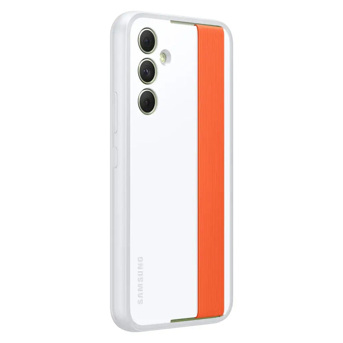 Samsung Haze Grip Case for Samsung Galaxy A54 5G cover white (EF-XA546CWEGWW) - Cell phone cases and covers<<<HurtelXML