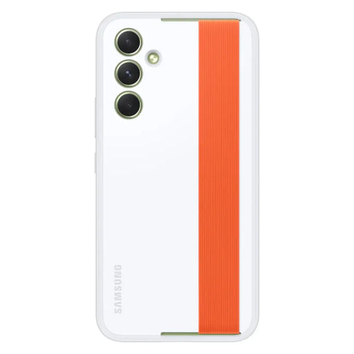 Samsung Haze Grip Case for Samsung Galaxy A54 5G cover white (EF-XA546CWEGWW) - Cell phone cases and covers<<<HurtelXML