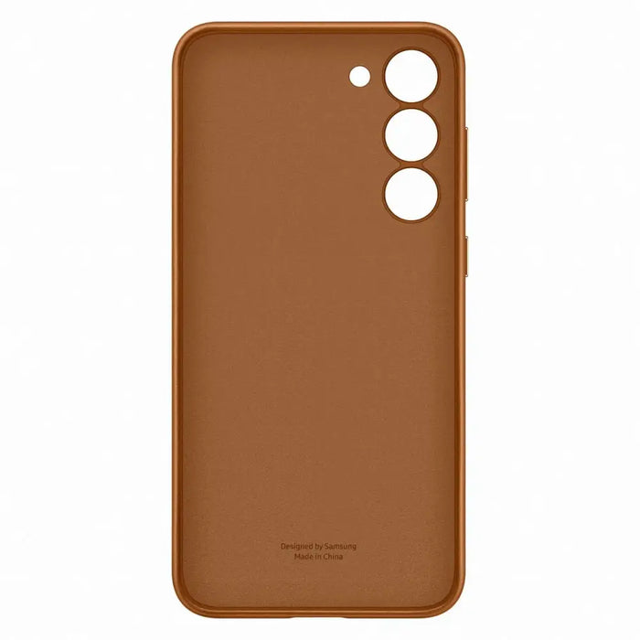 Samsung Leather Cover case for Samsung Galaxy S23+ genuine camel leather case (EF-VS916LAEGWW) - Cell phone cases