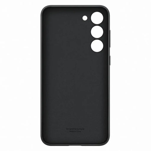 Samsung Leather Cover case for Samsung Galaxy S23+ case made of natural leather black (EF-VS916LBEGWW) - Cell phone