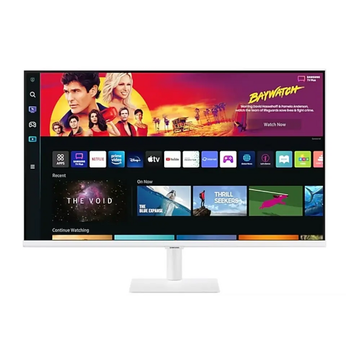 SAMSUNG M7 32inch Smart Monitor UHD VA Flat 60Hz 4ms 300cd/m2 3000:1 White - Потребителски монитори<<<Дисплеи<<<Аудио