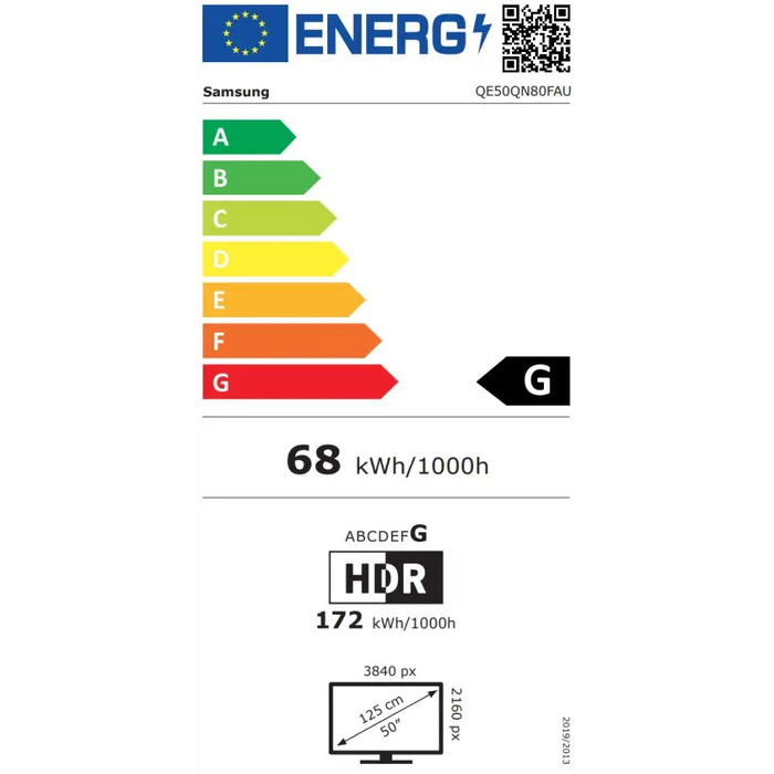 Samsung Neo QLED 50QN80F Ultra HD 4K Mini LED Smart HDR 50Hz Model 2025 - Телевизори 50’’<<<SAMSUNG