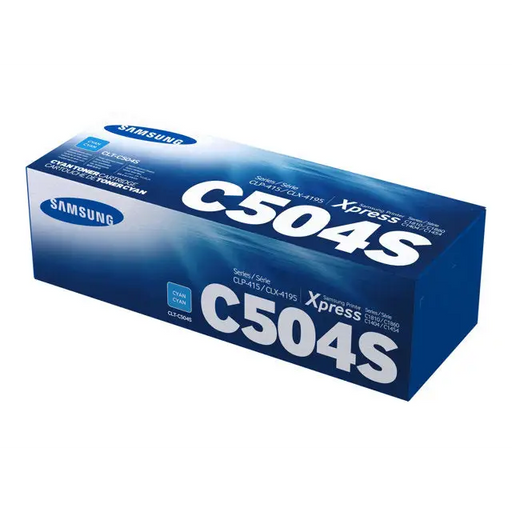 SAMSUNG original Toner cartridge LT-Cartridge504S/ELS Cyan Toner cartridge SU025A - Тонери<<<Консумативи