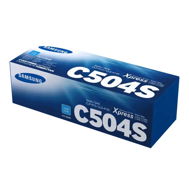 SAMSUNG original Toner cartridge LT-Cartridge504S/ELS Cyan Toner cartridge SU025A - Тонери<<<Консумативи
