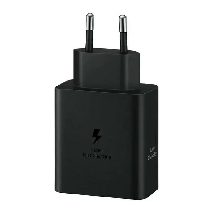 Samsung Power Adapter Duo EP-T5020XBEGEU network charger 2x USB-C 50W - black - Cell phone USB