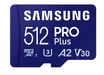 Samsung PRO Plus memory card microSDXC UHS-I 512GB Adapter USB reader - Карти памет<<<Фото и видео