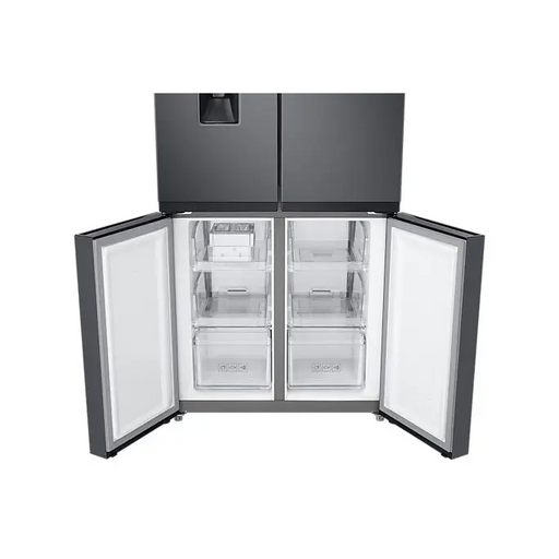 Samsung RF48A401EB4/EO side-by-side refrigerator Freestanding 488 L E Black - Freestanding refrigerator-freezers
