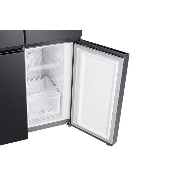 Samsung RF48A401EB4/EO side-by-side refrigerator Freestanding 488 L E Black - Freestanding refrigerator-freezers
