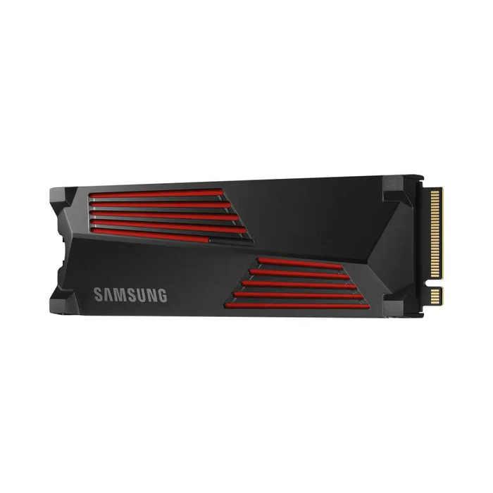 Samsung SSD 990 PRO 2TB Heatsink PCIe 4.0 NVMe 2.0 M.2 V-NAND 3-bit MLC 256-bit Encryption Read 7450 MB/s Write 6900