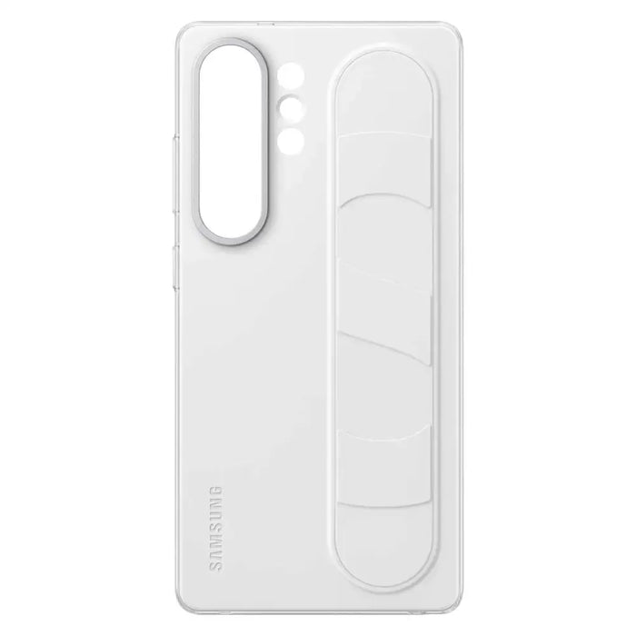 Samsung Standing Grip Case EF-GS938CWEGWW Silicone Case with Holder / Stand for Samsung Galaxy S25 Ultra - White - Cell