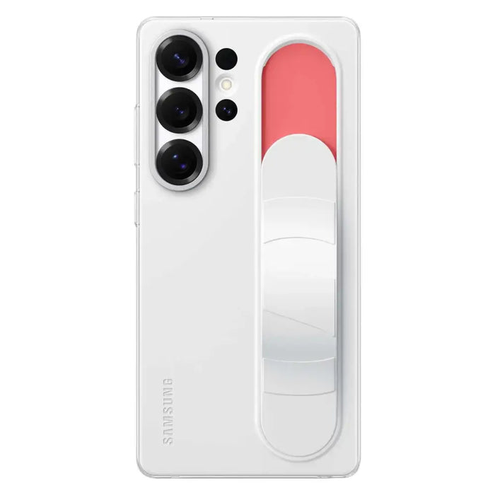 Samsung Standing Grip Case EF-GS938CWEGWW Silicone Case with Holder / Stand for Samsung Galaxy S25 Ultra - White - Cell
