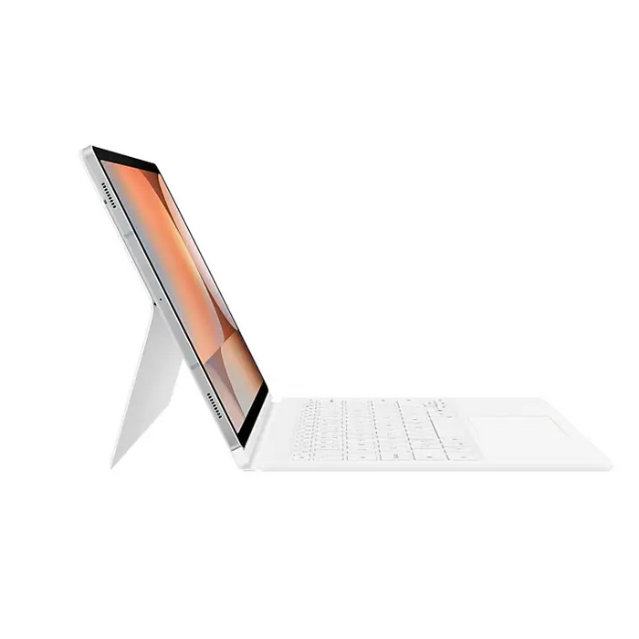 Samsung Tab S10+/S9+/S9 FE+ Book Cover Keyboard Slim White - Accessories<<<SAMSUNG Tablets<<<SAMSUNG<<<PolyComp