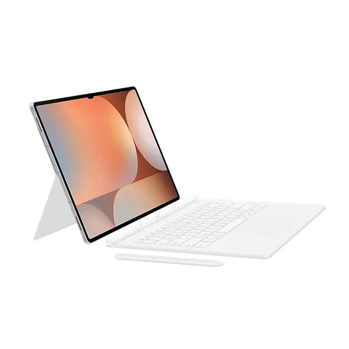 Samsung Tab S10 Ultra/S9 Ultra Book Cover Keyboard Slim White - Accessories<<<SAMSUNG Tablets<<<SAMSUNG<<<PolyComp