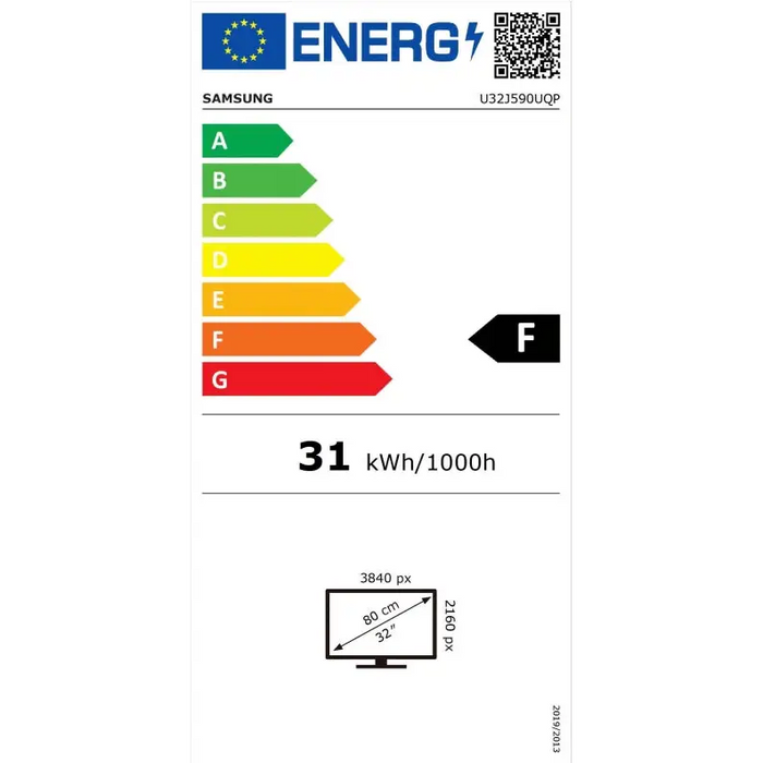Samsung U32J590U 32’’ UHD VA FLAT 4ms 3840x2160 FreeSync DP 1.2 2xHDMI 2.0 250cd/m2 178°/178° Tilt Dark Blue Gray