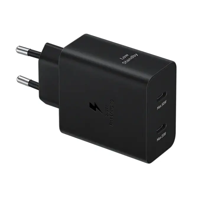 Samsung USB-C 50W charger with USB-C cable - black - Accessories<<<SAMSUNG Mobile Phones<<<SAMSUNG<<<PolyComp&&&Cell