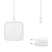 Samsung Wireless Charger Pad EP-P2400TWEGEU 15W inductive charger - white + mains charger - Cell phone USB