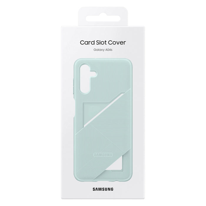 Samsung Card Slot Cover Case for Samsung Galaxy A04s Silicone Case Card Wallet Green (EF-OA047TGEGWW)