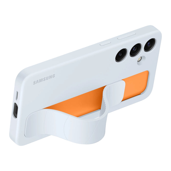 Samsung Standing Grip Case EF-GS921CLEGWW with holder / stand for Samsung Galaxy S24 - light blue