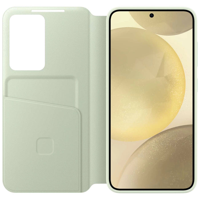 Samsung Smart View Wallet EF-ZS926CGEGWW case with flap for Samsung Galaxy S24+ - light green