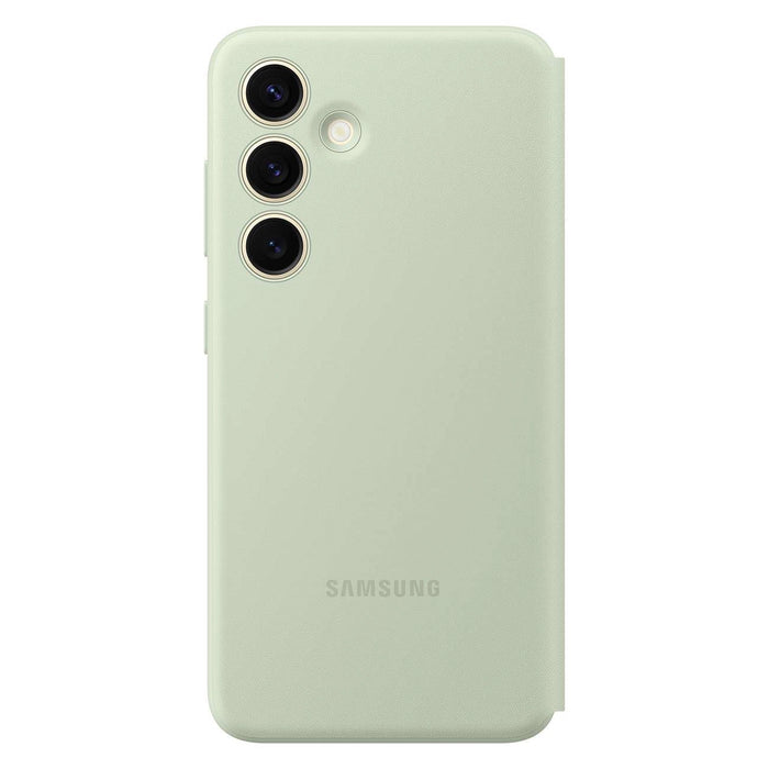 Samsung Smart View Wallet EF-ZS926CGEGWW case with flap for Samsung Galaxy S24+ - light green