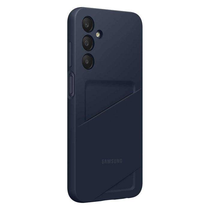 Samsung Card Slot Case EF-OA156TBEGWW with card slot for Samsung Galaxy A15 / A15 5G - black and blue