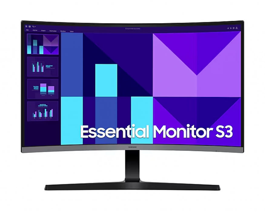 Monitor Samsung 27D392 27" Curved VA 1920x1080 4ms 100Hz D-Sub HDMI Black