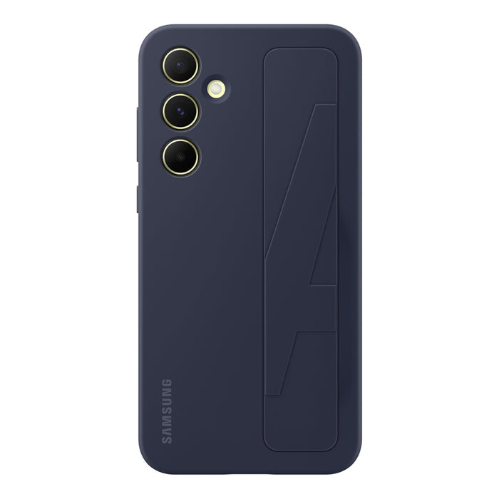 Samsung Standing Grip Case EF-GA556TBEGWW for Samsung Galaxy A55 with handle - blue-black