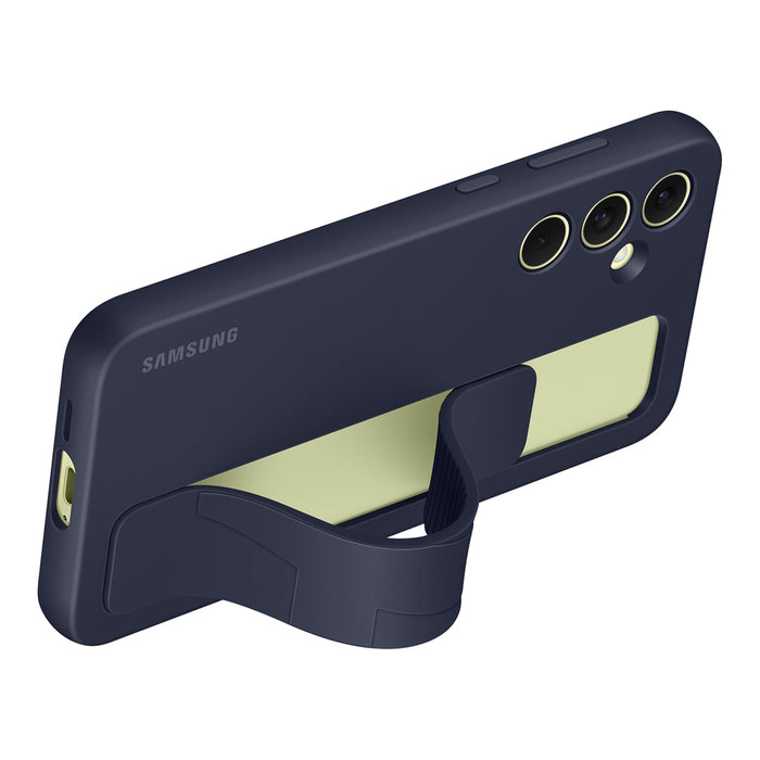 Samsung Standing Grip Case EF-GA556TBEGWW for Samsung Galaxy A55 with handle - blue-black