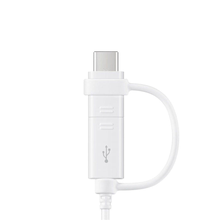 Samsung Combo EP-DG930DWEGWW Cable USB-A / micro USB - USB-C 1.5m - white