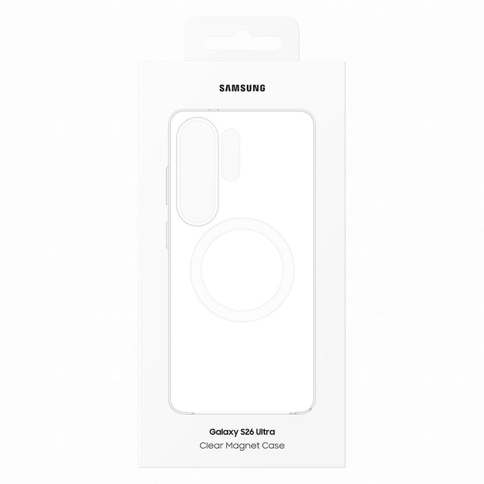Samsung Clear Magnet Case for Samsung Galaxy S26 Ultra compatible with MagSafe - transparent