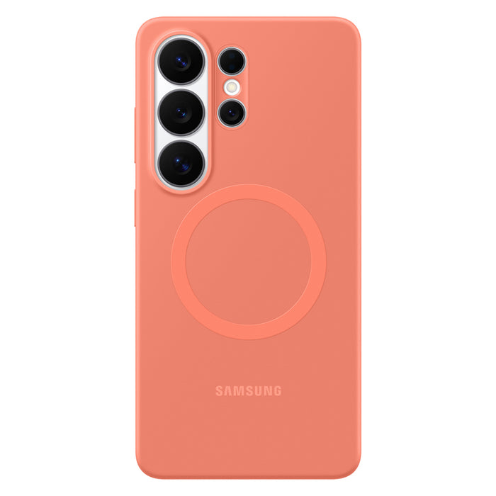 Samsung Silicone Magnet Case for Samsung Galaxy S26 Ultra, MagSafe Compatible - Red