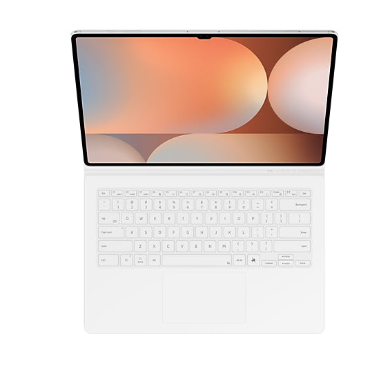 Samsung Tab S10 Ultra/S9 Ultra Book Cover Keyboard Slim White