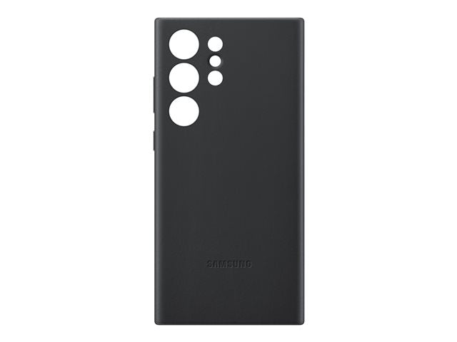 SAMSUNG GALAXY S23 Ultra Leather cover Black