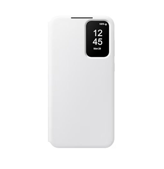 Samsung A55 Smart View Wallet Case White