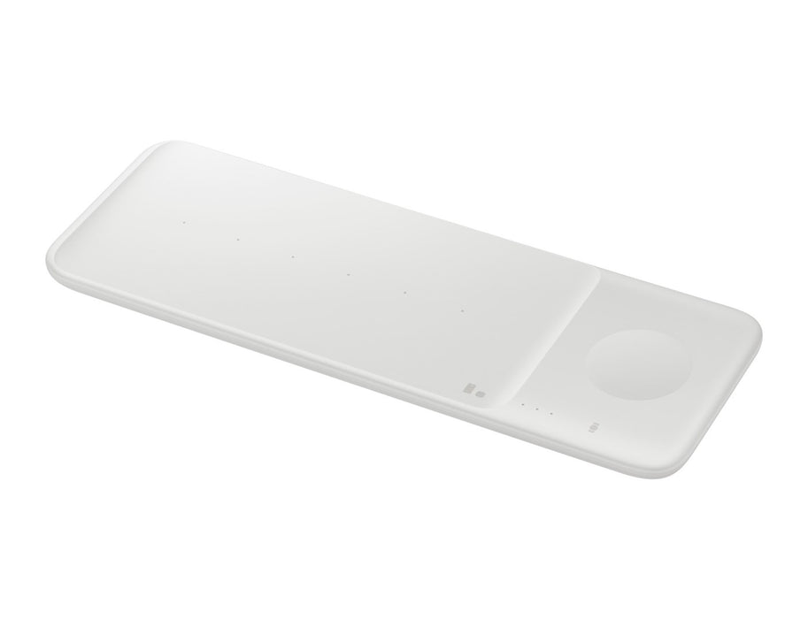 Samsung Trio EP-P6300TWEGEU 3in1 inductive charger for phone / Galaxy Watch / Buds - white + mains charger + cable