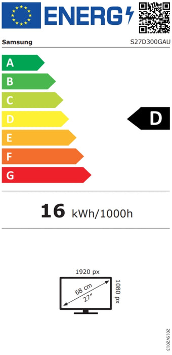 Samsung LS27D300GA, 27" IPS LED, 1920x1080, 5ms, 100 Hz, 250cd/m2,HDMI  Black