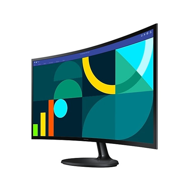 Samsung LS27D360GA  27" Curved VA LED 1920x1080 4ms 100 Hz 250cd/m2 HDMI  Black