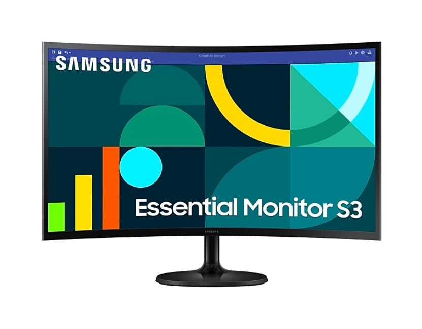 Samsung LS27D360GA  27" Curved VA LED 1920x1080 4ms 100 Hz 250cd/m2 HDMI  Black