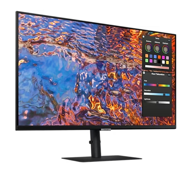 Samsung 32B800 32" IPS LED, 60 Hz, 5 ms GTG, 3840x2160, 300 cd/m2, Flicker Free, PBP, PIP, USB-C 90W, 3xUSB 3.0, Display Port 1.4, 2xHDMI 2.2, Black