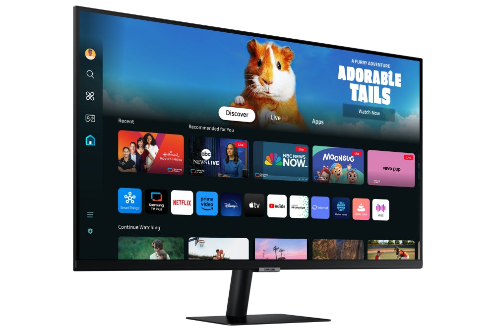 Samsung 32DM500 32" VA LED, SMART 1920x1080  2xUSB 2.0, 2xHDMI 1.4, Wi-Fi 5, Bluetooth, Speakers, Black