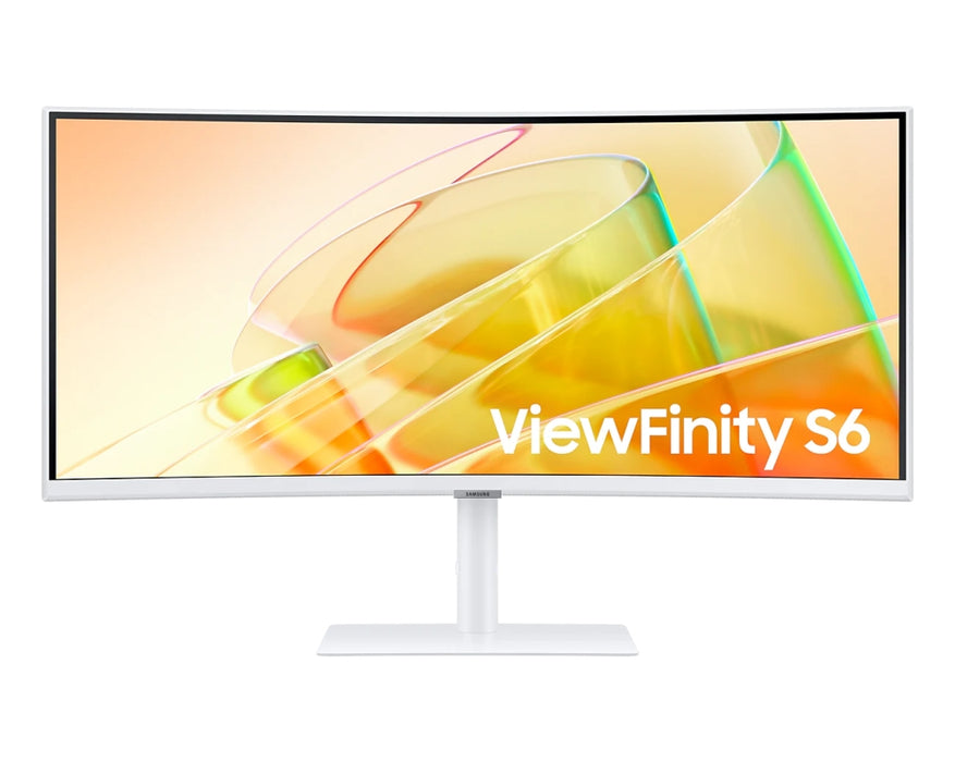 Monitor Samsung 34A650 34" Curved VA 3440x1440 5ms 100Hz DP HDMI USB 3.0 Speakers Thunderbolt White
