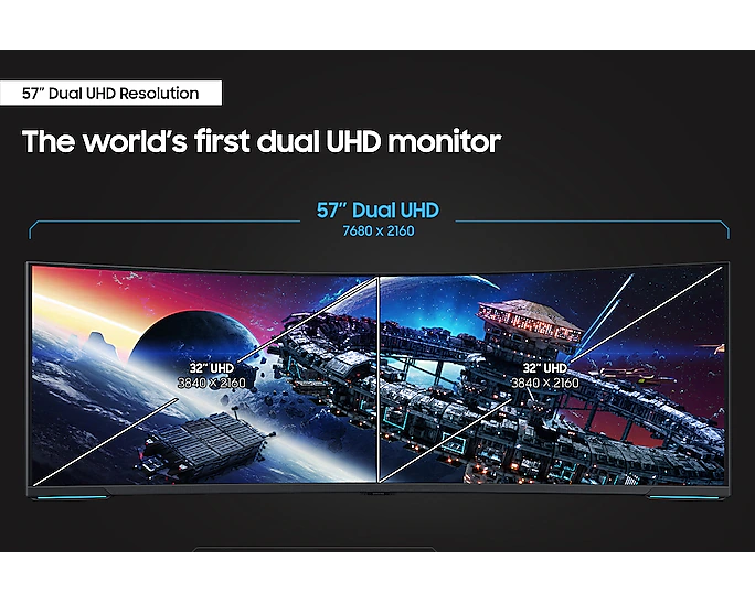 Monitor Samsung Odyssey Neo G9 57" Mini-LED Quantum Dot, 240 Hz, 1ms