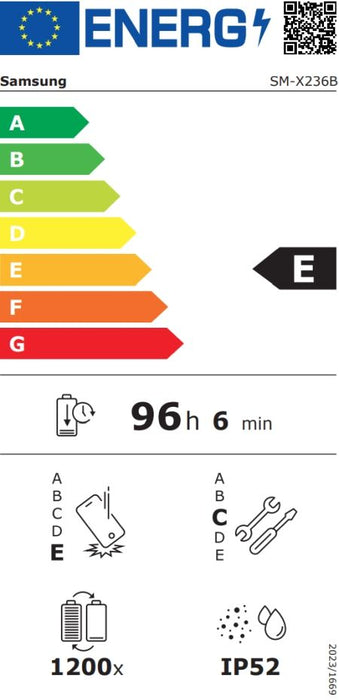 Samsung SM-X236N Tab A11+ 11.0 5G 6GB RAM 128GB Silver EU