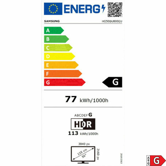 Smart TV Samsung HG50BU800EUXEN 50" LED 4K Ultra HD