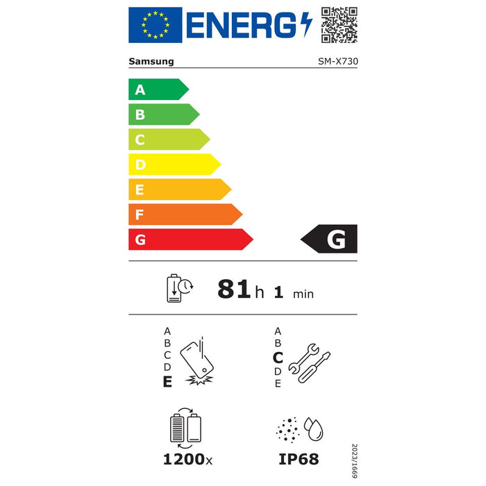 Tablet Samsung SM-X730NZATEUE 11" Octa Core 12 GB RAM 512 GB Grey